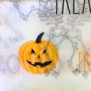 Halloween Rae Dunn Trick Treat Peva Shower Curtain